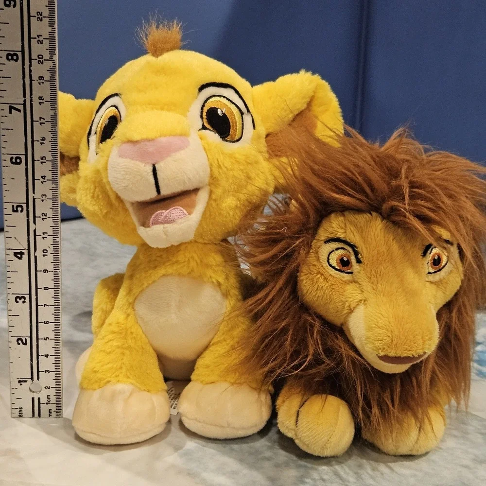 Disney‎ Parks Lion King Simba Adult Lion Plush Bundle Cub & Adult